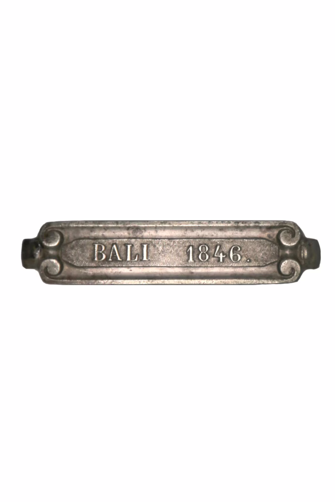 Cross for Distinguished Military Service, Bali clasp 1846