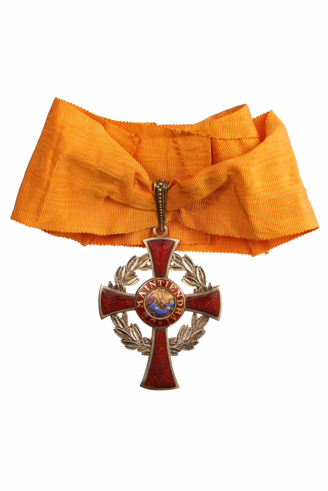 The House Order of Orange, Commander’s front medal of the Order of Knighthood, 1905, ‘Begeer’ type