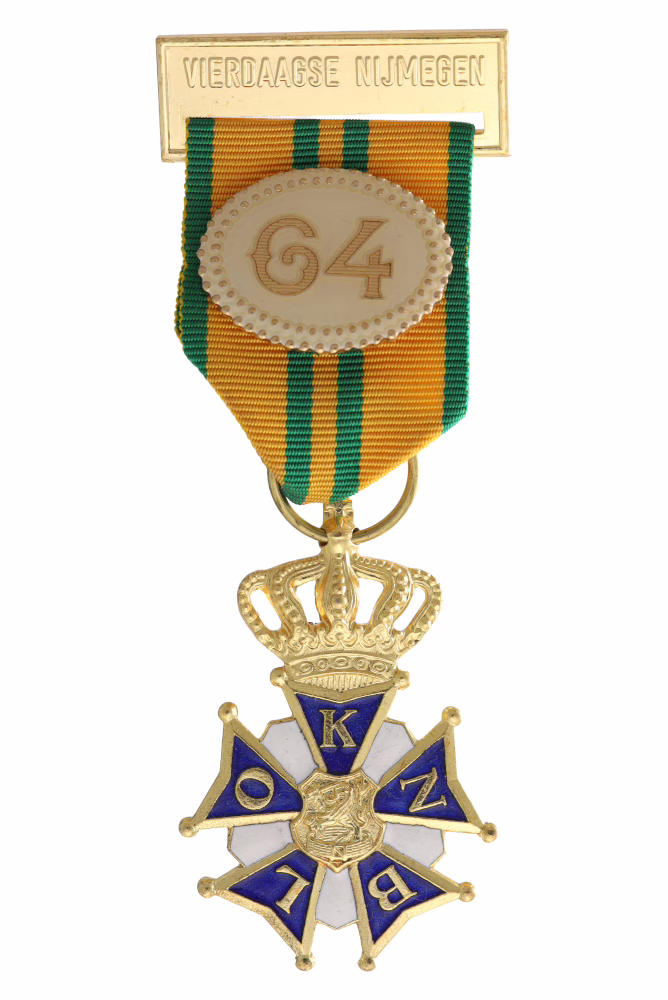 Cross for Mars Proficiency, 60th presentation of the KNBLO medal for the Nijmegen Four Days’ Walk