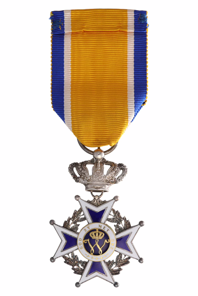 Knight of the Order of Orange-Nassau, reverse side of the order’s medal from 1892