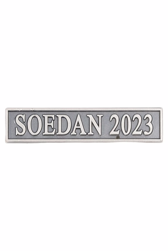 Commemorative Medal for Humanitarian Aid in the Event of Disasters, clasp: SUDAN 2023