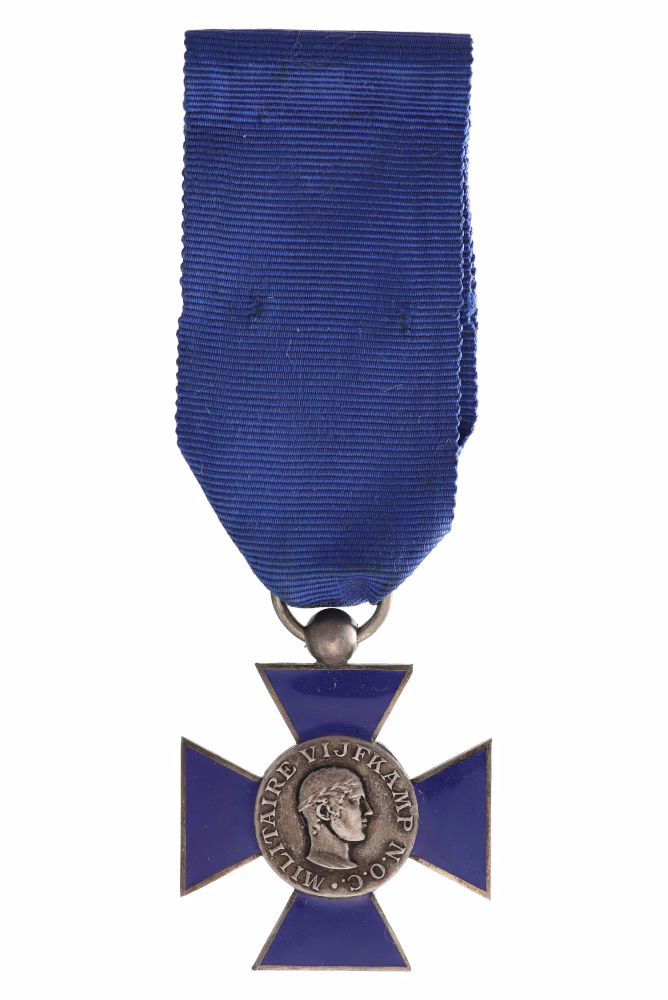 National Pentathlon Cross medal from the Netherlands Olympic Committee, a cross from 1931 bearing the inscription ‘Military Pentathlon NOC’