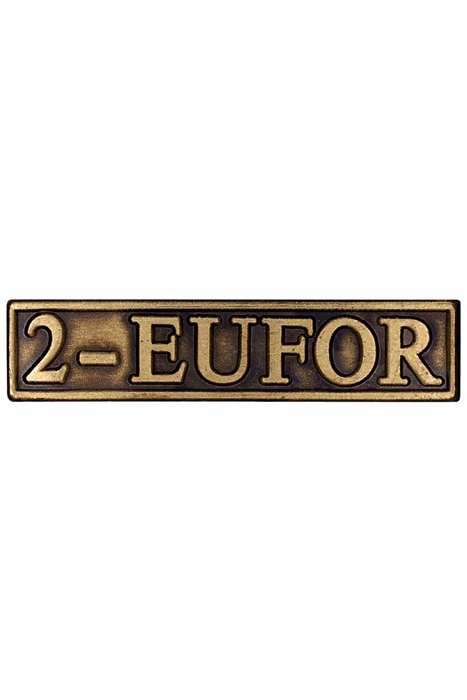 the Peace Operations Commemorative Medal, EUFOR clasp, peace operations from 2005