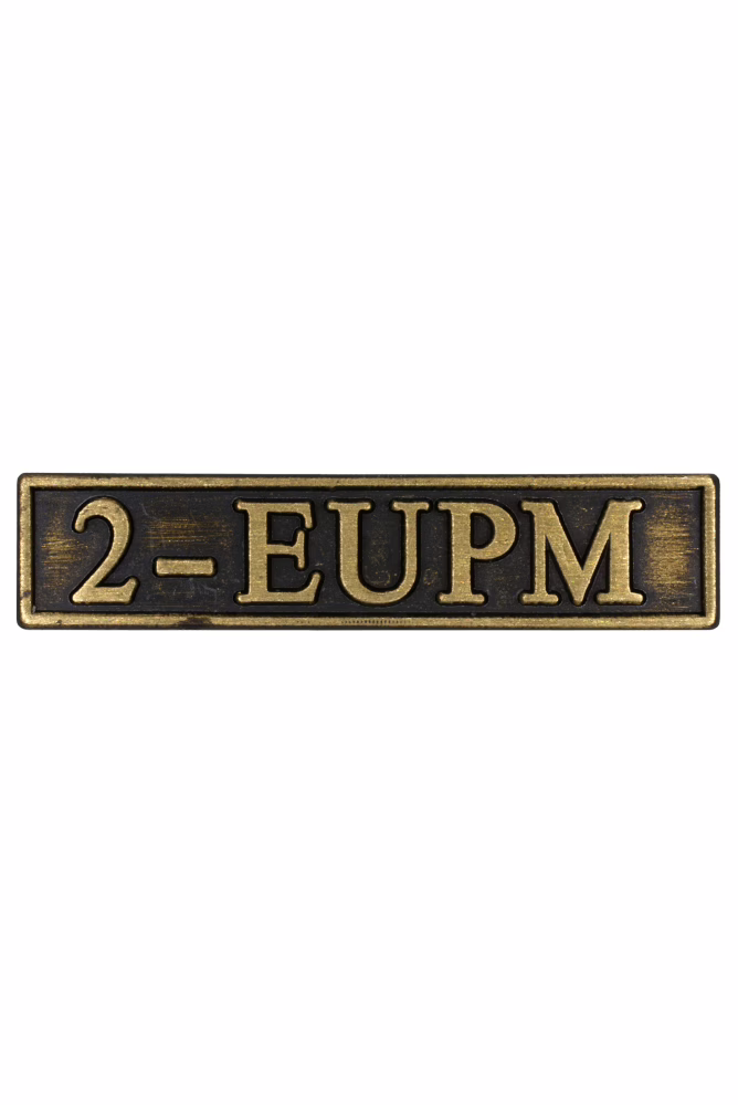 the Peace Operations Commemorative Medal, EUPM clasp, peace operations from 2003