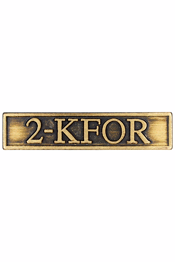 the Peace Operations Commemorative Medal, KFOR clasp, peace operations from 2001