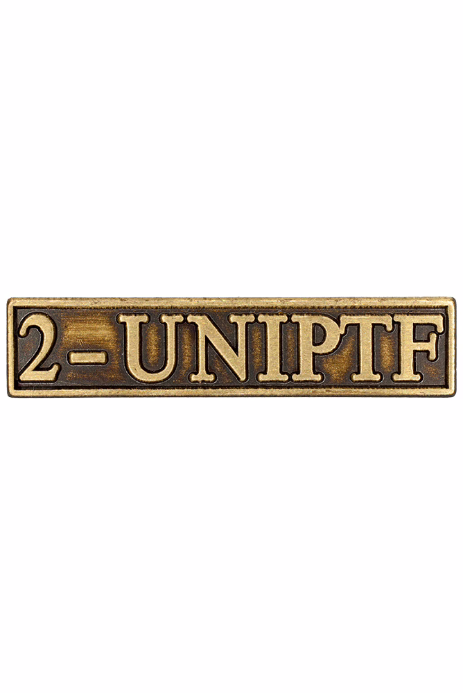 the Peace Operations Commemorative Medal, UNIPTF clasp, peace operations from 2001