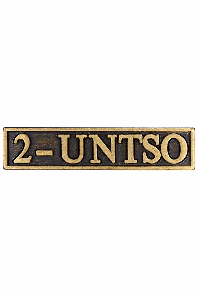 the Peace Operations Commemorative Medal, UNTSO clasp, peace operations from 2001
