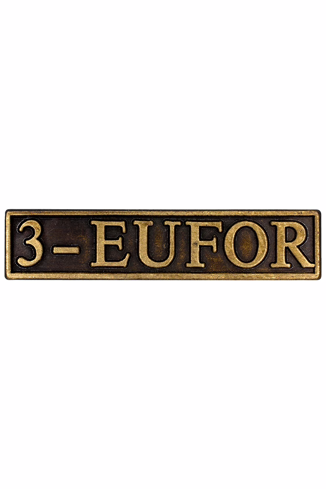 the Peace Operations Commemorative Medal, EUFOR clasp, peace operations from 2005