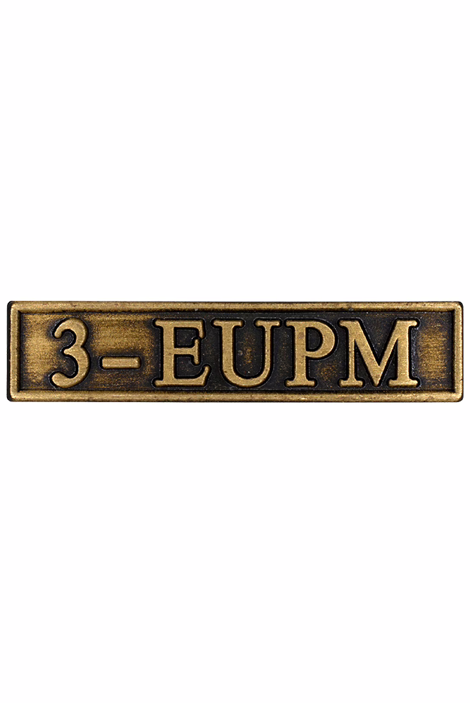 the Peace Operations Commemorative Medal, EUPM clasp, peace operations from 2003