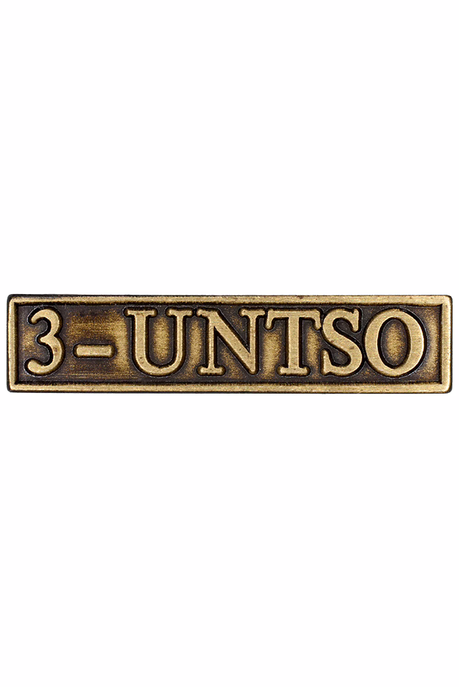 the Peace Operations Commemorative Medal, UNTSO clasp, peace operations from 2001