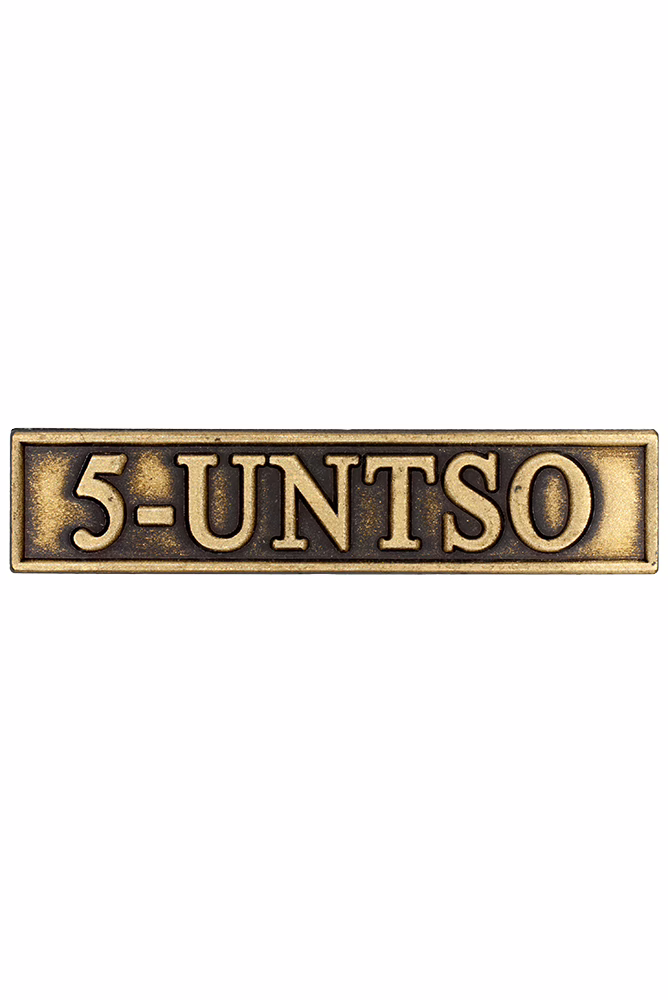 the Peace Operations Commemorative Medal, UNTSO clasp, peace operations from 2001