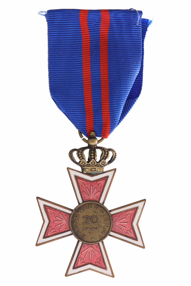 The Fire Service Distinction for Loyal and Long-Term Service, medal for 20 years’ loyal service