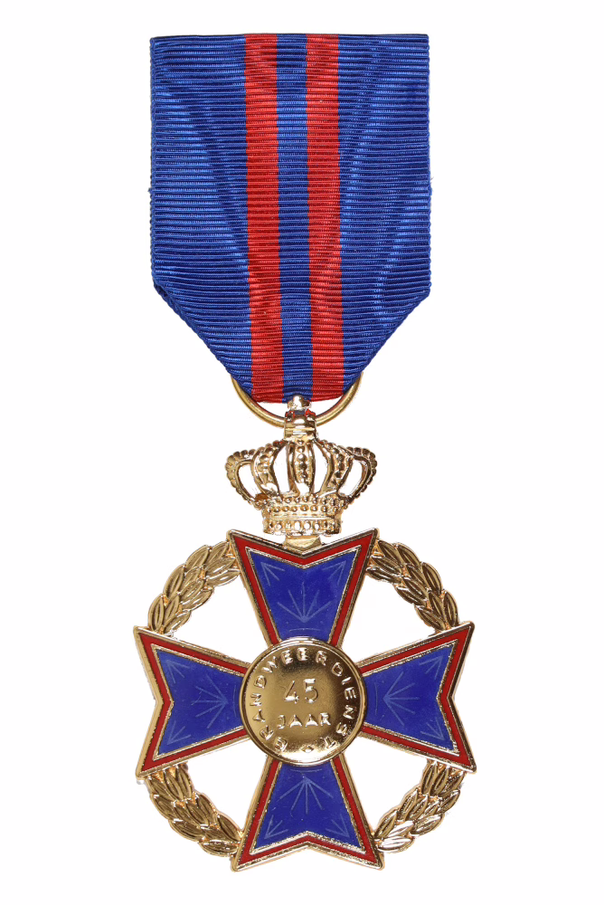 Fire Service Medal for Loyal and Long-term Service, 45 years