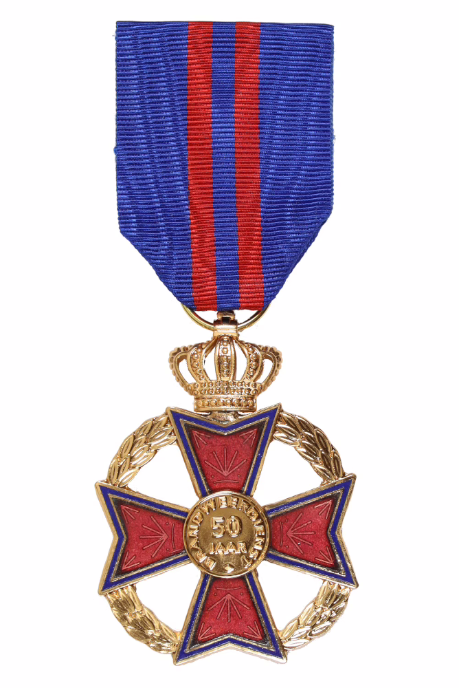 Fire Service Medal for Loyal and Long-Standing Service, 50 years