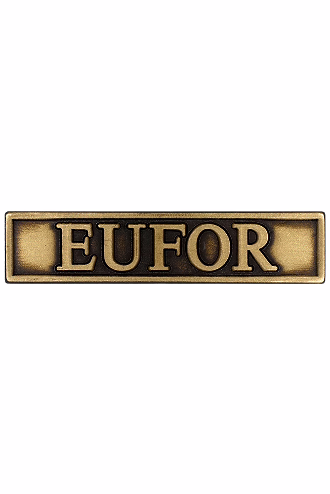 the Peace Operations Commemorative Medal, EUFOR clasp, peace operations from 2005