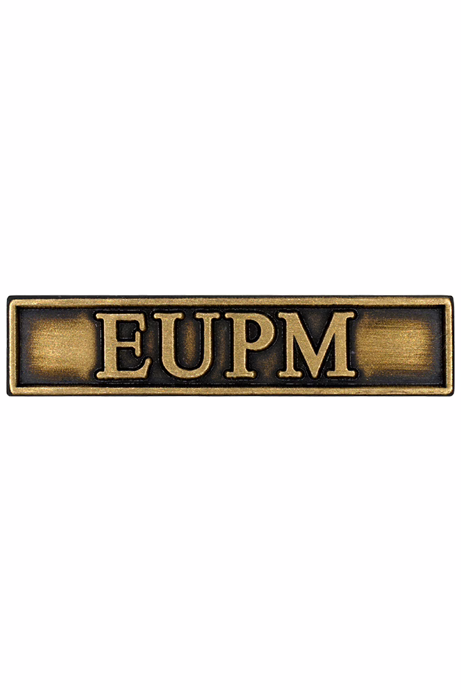 the Peace Operations Commemorative Medal, EUPM clasp, peace operations from 2003