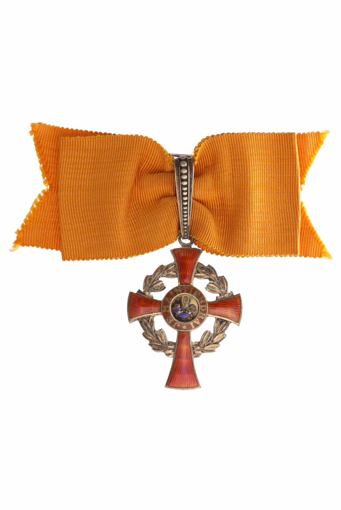 The Order of Orange, Medal of Honour, obverse of the Order of Knighthood from 1905