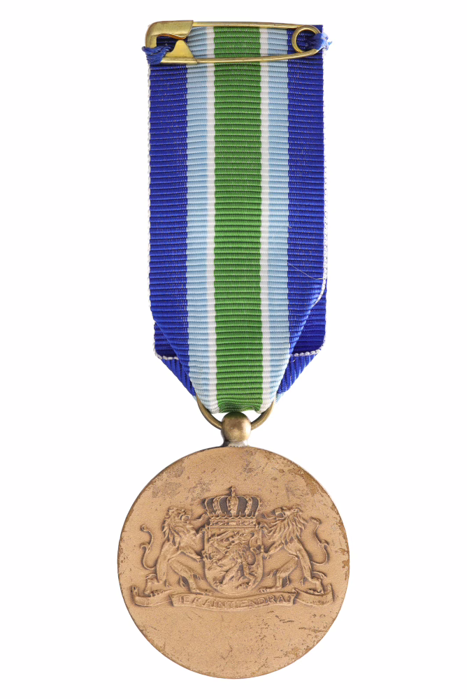 The Military Police Medal, reverse side of a military decoration from 2003