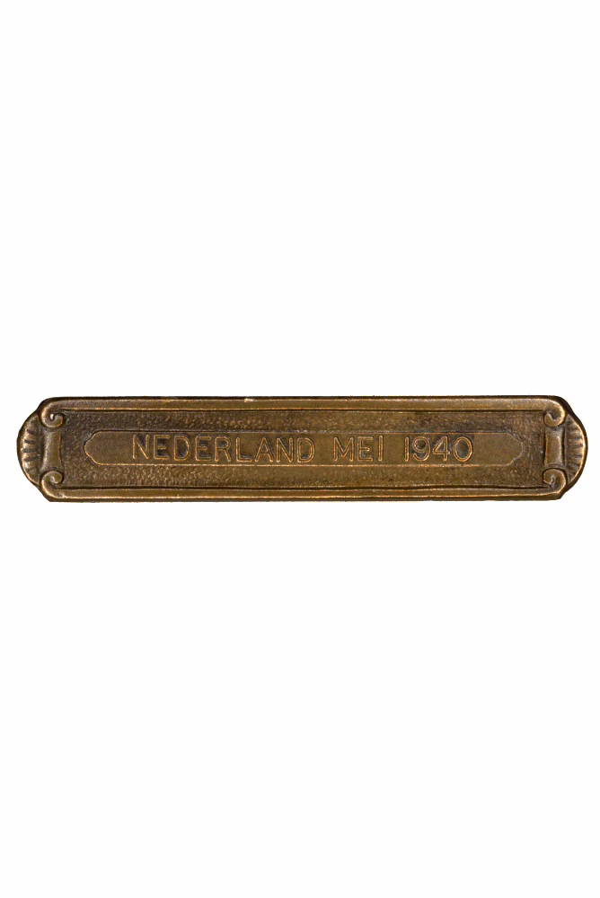The War Memorial Cross, bar ‘NETHERLANDS MAY 1940’, military medal from 1940