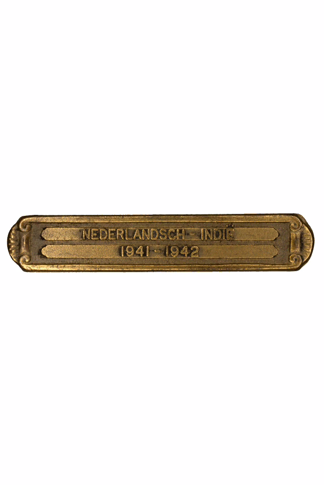 The War Commemoration Cross, bar ‘DUTCH EAST INDIES – 1941–1942’, military medal from 1941