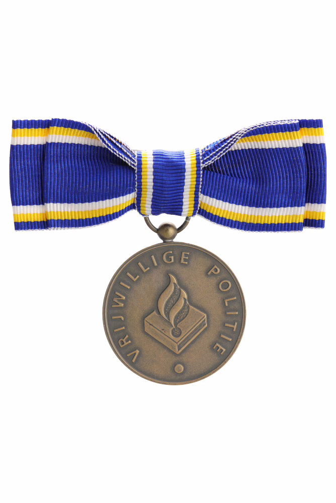 The Volunteer Police Commemorative Medal 1948–1998, obverse of the 1948 medal