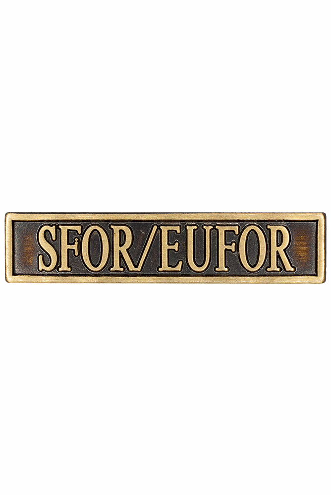 The Peace Operations Commemorative Medal, SFOR/EUFOR clasp, peace operations from 2005