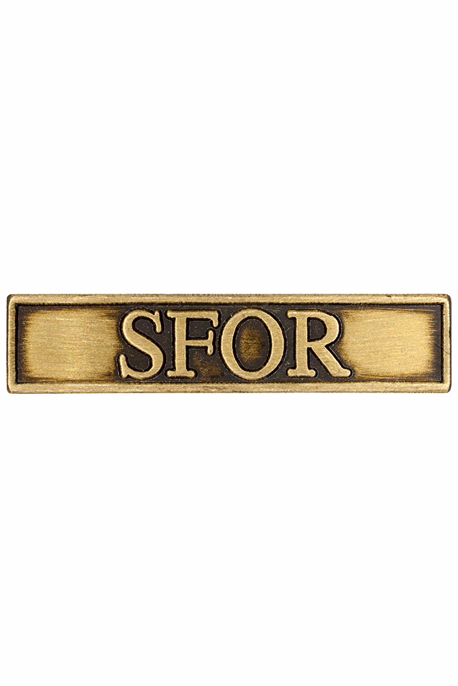 Peace Operations Commemorative Medal, SFOR clasp