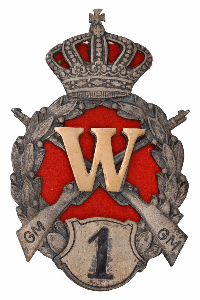The Royal Dutch East Indies Army Shooting Prize 1897, for machine-gun operators, a decoration for sharpshooters