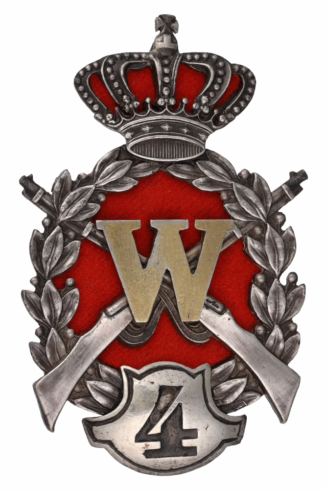 The Royal Dutch East Indies Army Shooting Prize 1897, for riflemen, a decoration for sharpshooters