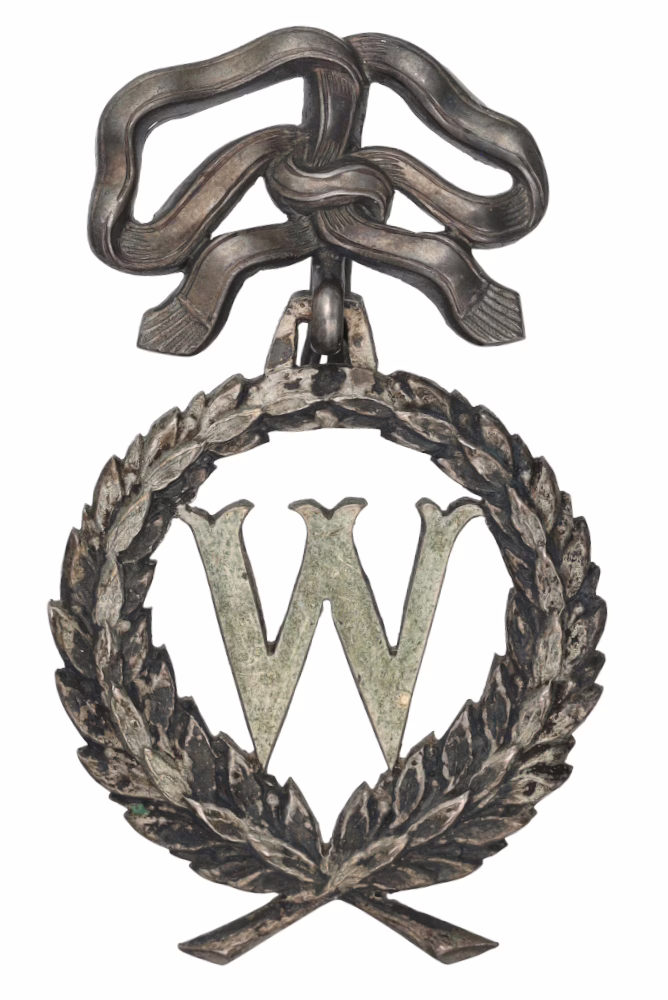 Royal Dutch East Indies Army Shooting Prize 1878, 2nd award, badge of distinction, medal