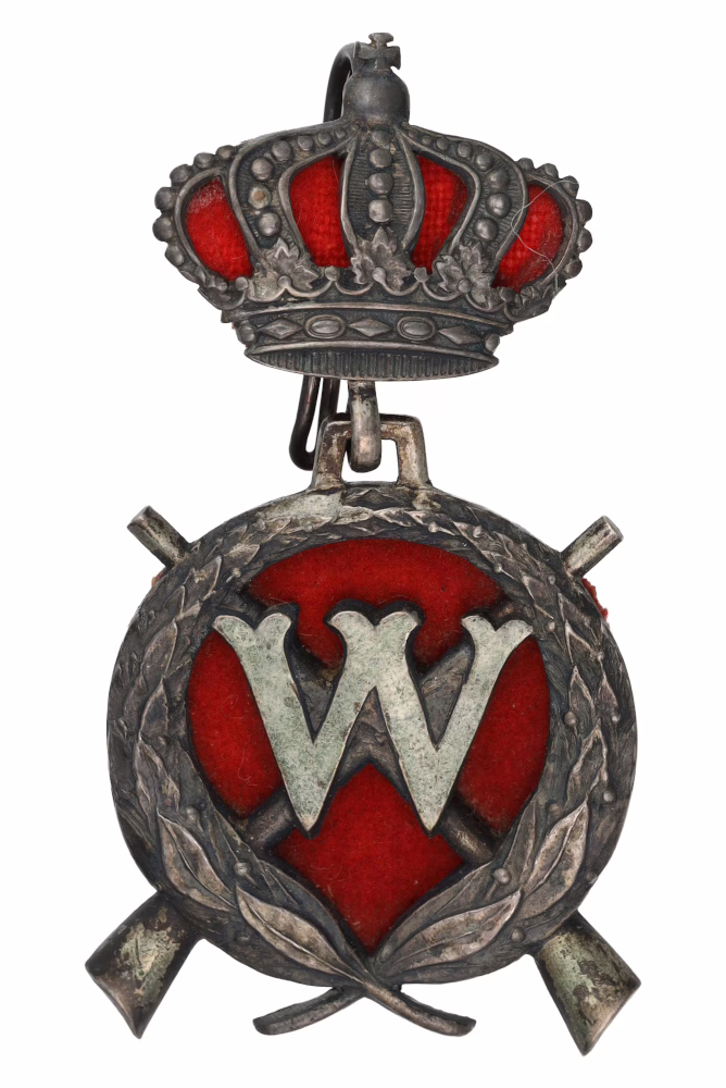 Royal Dutch East Indies Army Shooting Award 1878, 3rd class, badge of distinction, medal