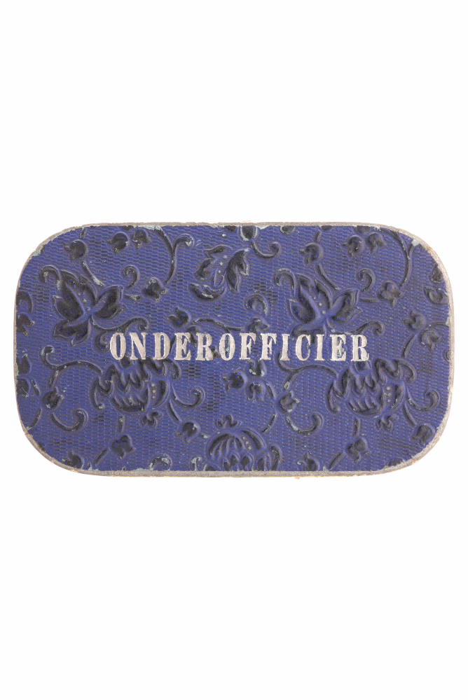 case for the Medal for Long Service in the Militia, an award for long service dating from 1851