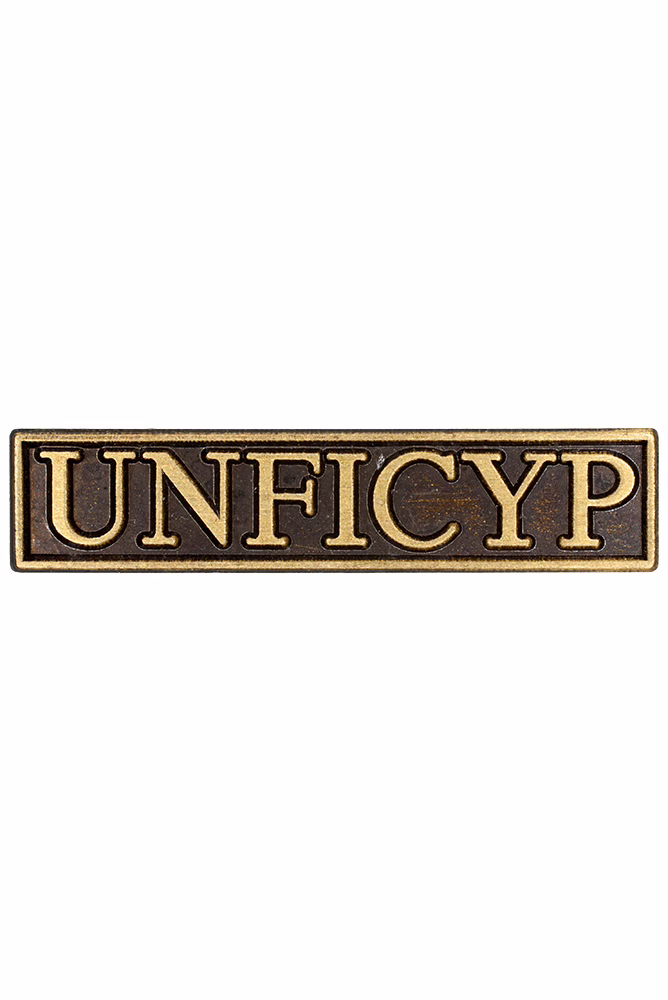 the Peace Operations Commemorative Medal, UNFICYP clasp, peace operations from 2001