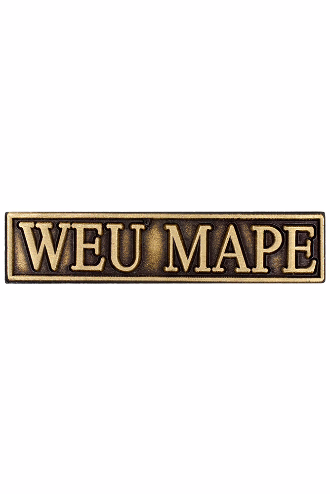 Peace Operations Commemorative Medal, WEU MAPE clasp