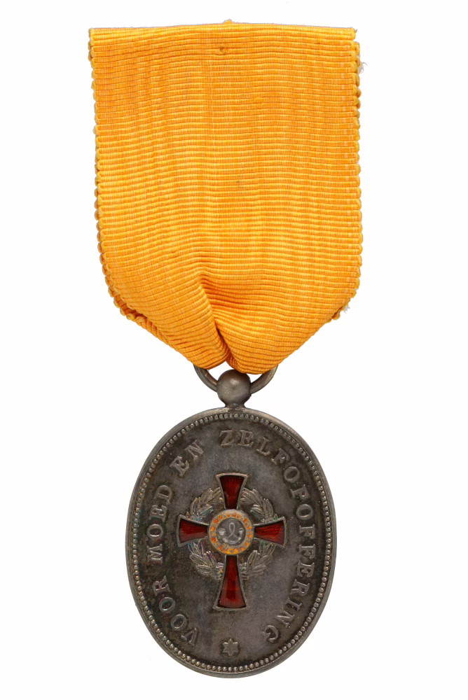 The Order of Orange, Medal for Valour and Self-Sacrifice, obverse of the 1910 Order of Chivalry for Bravery
