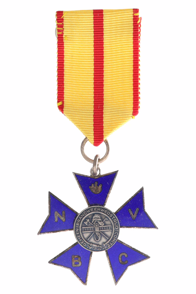 Cross of Merit from the Dutch Association of Fire Service Commanders, silver