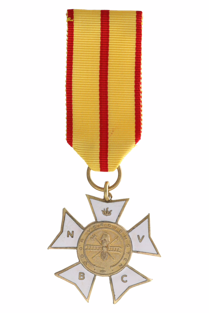 Cross of Merit from the Dutch Association of Fire Service Commanders, gold