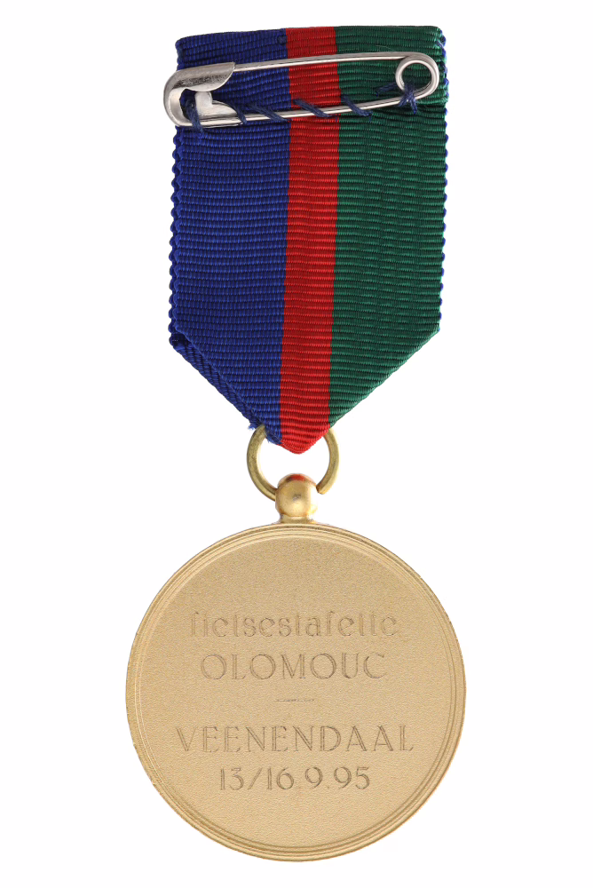 The Dutch Fire Service Medal, 1973 type, reverse side of the 1973 award