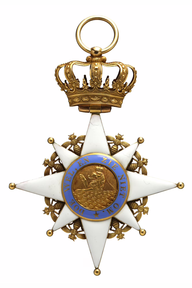 The Royal Order of the Union, Grand Cross, a knightly order dating from 1807; MEDAL bearing the inscription: ‘DO GOOD AND LOOK NOT BACK’