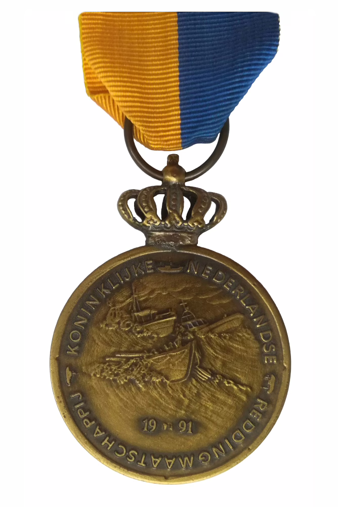 Medal of the Royal Dutch Lifesaving Society for Long and Faithful Service